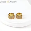 5pairs Vintage Zircon Gold Color Ear Cuff Icke-Piercing Ear Clips Fake Broskörörhängen Klippörhängen för kvinnor Män smycken 231227