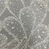 Luxury African Goom Sequins Lace Fabric High Quality 2024 Handmade Beads Embroidery French Tulle Nigerian Wedding Dress 231226