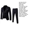 Men Blazers 3Pieces sets mariage formel élégant entreprise luxe pantalon complet pantalons manteaux de vestes classiques