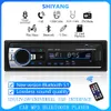 New Update JSD-520 Handsfree 12V/12V-24V Car Bluetooth MP3 Player High Power Truck USB/TF Card Reader Multi-Frequency FM Radio AUX