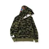 Sweat à capuche de créateur masculin à capuche full up hoodies femme camouflage veste à capuche sweat à capuche homme sweat féminin à manches longues bapes technologique a1zw # #