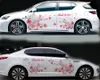 Stickers Een set auto motor roze kersenbloesem kracht voertuig vrachtwagen auto vrachtwagen sticker vinyl WRC totem grafische zijsticker lichaamssticker