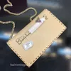 Lady Mini Diamond Designer Ventino Light Red 2024 Bag łańcucha luksusowe torby bagietki Nik.
