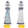 Bandlers Ocean Lighthouse Candlestick Ornamental Night Lamp Lights Decor de bureau pour table Home Decorative Statue Cadeau LED