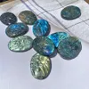 Natural Gem Labradorite Peri Carving Crystal Stone Figurine Healing Quartz Mineral Reiki Home Decor