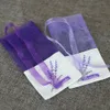 30 peças saquinhos de lavanda com fragrância, saquinhos vazios com cordão, sacos de porta com feixe de chá, roxo claro 231226