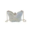 Bolsa de design de moda feminina bolsa borboleta bolsa de ombro de corrente única bolsa crossbody