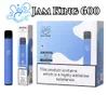 Authentieke Jam King 600 vape bladerdeeg wegwerp vapes elf bar wegwerpsigaret china 2 ml voorgevulde pod 550 mAh batterij fruitaroma's razz bar vape pen bladerdeeg 600 iget bar