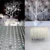 Rideau de perles suspendues transparentes de 10M, chaîne octogonale, perles de cristal acrylique, porte de fenêtre, fête de mariage, arrière-plan de Passage, décor DIY