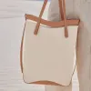 Kvinnors lyxdesigner stor duk shoppare väska mode tyg läder handväska korg koppling strand väskor helg korsbodi män axelväskor