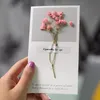 4-i-1 magnetisk vikbar presentförpackning (23x17x7cm)+väska (28x20x8cm)+20g Lafite Paper Rester+Dry Flower Greeting Card (9x16cm) 231227