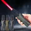 Windproof Butane No Gas HighFlame Lighter Red Flame Jet Turbo Torch Lighters Portable Outdoor Camping BBQ Kitchen Ignition Guns