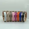 Emalj Rainbow Bangle Armband Woman Cuff Fashion Armband For Man and Women Jewelry Multicolor