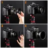 K F Concept 18pcs Camera Lens Filter Step UpDown Adapter Ring Set 3782mm 8237mm for Canon DSLR 240113