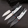 Benchmade 535-3 Bugout katlanır bıçak 3.24 "M390 Siyah DLC düz bıçak işlenmiş alüminyum tutamaçlar cep taktik bıçakları açık kamp avı 535-1 535 535bk-4 aletler