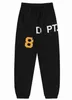 Designer calças masculinas galerias depts multi painel queimado mulheres esportes soltos high street casual sweatpants vintage calças qhfr