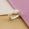 Cluster-Ringe, englische Gravur, echtes 925er-Sterlingsilber für Frauen, verstellbarer Ehering, modisches Sterling-Silber-Schmuck-Mädchen-Geschenk #24