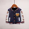 Spring Autumn Baby Girls Boys Clothes Children Cotton Cartoon Jacket Toddler Fashion Sports Costume Infant Kids Sportswear 231226