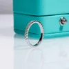 Кольцо-пасьянс AnuJewel, 2 мм, цвет D, муассанит, бриллиантовое кольцо, 18-каратное позолоченное серебро, свадебные украшения, целое Y2302284V