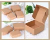 25/50/100 presentkartonger Små Kraft Paper Presentlådor som används för förpackningsgåvor Julbröllop Partier 231227