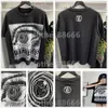 Camicia Hellstar Uomo Designer Ch Chh Magliette Street Manica corta Hipster Tessuto lavato Street Graffiti Lettering Foil Stampa Vintage Topquality 401