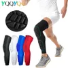 2Pcs Knee Calf Padded Leg Thigh Compression Sleeve Sports Protective Gear Shin Brace Support for Football Basketball Volleyball 231227