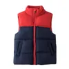 Girls Boys Down Cotton Vests Children's Warm Sleeveless Jacket Kids Waistcoat Ytterkläder Autumn Winter Boy's Coat 231227