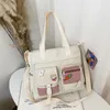 Akşam çantaları kadın naylon moda crossbody alışveriş omuz çantası öğrenci taşınabilir haberci modaya uygun hafif cep ve cep telefonu