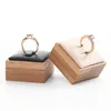 Mode Bambus Holz Ring Display Tray Schmuck Organizer Ring Ohrring Ständer Ohr Stud Halter Schmuck Lagerung Schaufenster Display276s