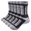 Yuedge 5 par mędrności wilgoci Nactanie wyściągliwe amortyzowane środkowe cielę Casual Thermal Toraning Walking Winter Sports Socks Rozmiar 37- 231227