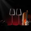 Bicchieri da vino di lusso Set Bicchiere da vino in cristallo con gamba alta Champagne Whisky Bicchieri Calice Bar Bicchieri da vino Decanter in vetro cristallo 231226