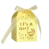 10/25 Mini Boîtes-cadeaux mignons pour les filles pour prendre des douches pour bébés douches fêtes d'anniversaire emballage de cadeaux rose emballage de bonbons en gros Supply 231227