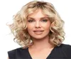 Curly Wavy Synthetic Wig Ombre Color Simulation Human Hair Wigs Hairpieces For Black and White Women Perruques K289548035