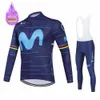Велосипедная зимняя велосипедная одежда для одежды с длинным рукавом, набор майки MTB Thermal Fleeme Maillot Ropa Ciclismo 2312277