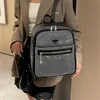 20% KORTING Designer dubbele rugzak met diamanten versieringen nieuw voor dames eenvoudig modieus sfeervol casual crossbody studententas met grote capaciteit