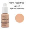 PHOERA 30ml Vloeibare Foundation Set Olie-control Concealer Crème Hydraterende Langdurige Hydraterende Make-Up Foundation TSLM1 231227