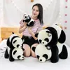 Schönes Panda-Plüschtier, 25 cm, niedlicher Panda, Stofftier, Plüschpuppen, weiches Schlafkissen, Geschenk für Kinder und Erwachsene