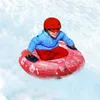Snö släde släde barn slang vinter släde skidtillbehörskidåkning ring pad sport förtjockad utomhus skidtillförsel 231227