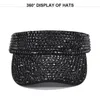 Ball Caps Frauen Einfache Sonnenhüte Diamant Sport Cap Strand Koreanischen Stil Strass Baseball