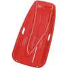 Kids Toddler Plastic Toboggan Snow Sled with Pull Rope for 1 Adult or Kid Rider Red and Blue 2 Pack Freight free 231227