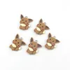 Charms 10Pcs Cute Animals Resin Cartoon Flatback Pendants For Keychain Jewelry Making Earrings Necklace DIY Accessories Supplies