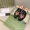 Designer schoenen G familie paardgesp halve trailer Muller schoenen mode schoen persoon sandaal voor buitenkleding damesschoenen Harige slipper UT6Ol