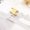 مصمم الحزام الفاخر التلقائي مشبك أحزمة 5 ألوان عصرية ومتعددة الاستخدامات النساء الزخرفية عرض حزام الجلود 2.5 سم حزام 646