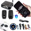Update Universal Auto Alarm Car Remote Start Stop Kit Bluetooth Mobile Phone App Control Engine Ignition Open Trunk PKE Keyless Entry Car Alarm