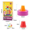 Montessori Color Matching Stacking Cup Kids Toys Sensory Play Game di allenamento logico di allenamento educativo per bambini 231227