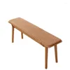 Cuscino in spugna di velluto a coste solida, panca lunga, morbido e addensato, sedile in carta per divano in legno personalizzato per l'inverno