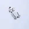 Bracelets 20pcs/lot Mirror Polish Stainless Steel Boy and Girls Cat and Dog Charm for Making Keychain Necklace Bracelet Jewelry