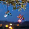 Garden Decorations Bee Fairy Lamp Pendant Minimalist Charming Batteridriven LED Hanging Sign Honey Ornament Decor