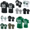 Stitch Football 82 Xavier Gipson Jerseys 8 Aaron Rodgers 33 Dalvin Cook 10 Allen Lazard 22 Tony Adams 1 Sauce Gardner 11 Jermaine Johnson Custom Name Woman Youth Men