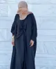 Этническая одежда Дубай Абая Мусульманское платье Хиджат Женский Бангладеш Вечерний Марокканский кафтан Турецкий Пакистан Большой размер Исламский